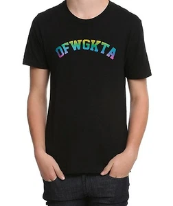 Camiseta Odd Future OFWGKTA RAINBOW negra nueva con etiquetas 100% auténtica - Imagen 1 de 1
