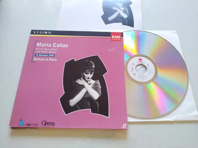 Maria Callas Debüts Auf Paris 1958 Puccini Tosca Verdi Bellini 1991 - Laserdisc - Bild 1 von 4