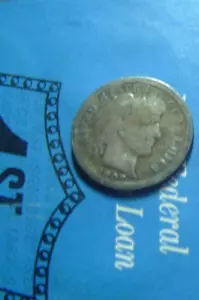 1907-O New Orleans Mint Silver Barber Dime - Picture 1 of 2