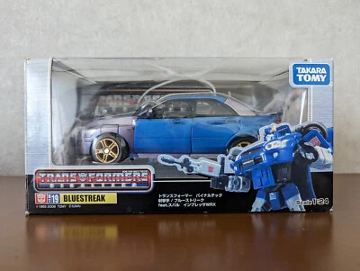 Takara tomy Transformers Binaltech BT-19 Bluestreak Subaru Impreza WRX Figure - Image 1 of 4