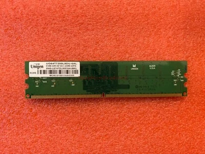 Unigen UG64T7200L8DU-6AL 512MB DDR2 667MHz ECC UDIMM 240-Pin RAM for ARC-1680IX - Image 1 of 2