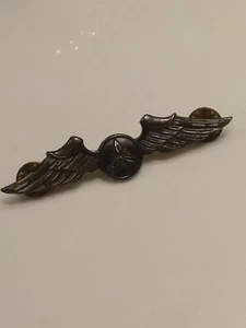 World War 2 Civil Air Patrol Silver Pilots Wings Pin - Picture 1 of 4
