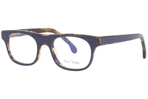 Paul Smith Bernard-V1 PSOP019V1 004 Eyeglasses Men's Solid Navy Optical Frame - Picture 1 of 5