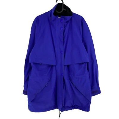 Eddie Bauer Gore-Tex Navy Blue Parka Jacket Size M - Image 1 of 4