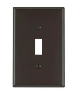 Leviton kommerzielle Prograde unzerbrechliche Nylon Einzel Lichtschalter Abdeckung, KOSTENLOS - Bild 1 von 1
