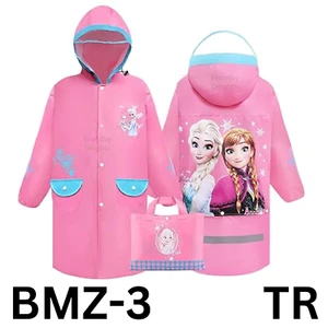 Everyday Delights Frozen Elsa Anna Hooded Raincoat Rain Jacket Poncho Kids, M - Picture 1 of 9