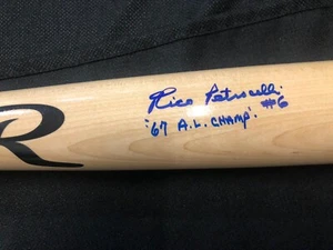Rico Petrocelli 69 AL Champs AUTOGRAPHED SIGNED BIG STICK BAT Red Sox Tri Star - Picture 1 of 5
