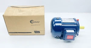 UNUSED CENTURY TE102 IVERTER DUTY ELECTRIC MOTOR 143T-FR 1HP 1748RPM 230/460V - Picture 1 of 7