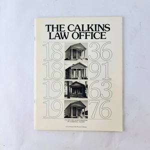 Grand Rapids Michigan Calkins Law Office Building History Restoration 1976 Book - Picture 1 of 3