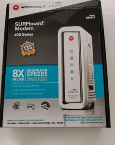 ARRIS SURFboard SB6141 Docsis 3.0 Cable Modem - Picture 1 of 4
