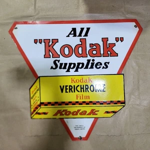 KODAK FILM PORZELLAN EMAILSCHILD 26 X 30 ZOLL - Bild 1 von 4