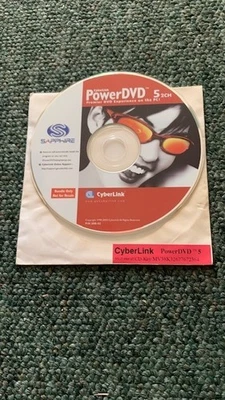 CyberLink Power DVD 5 with CD Key 2003 Windows 98SE ME 2000 XP - Image 1 of 2