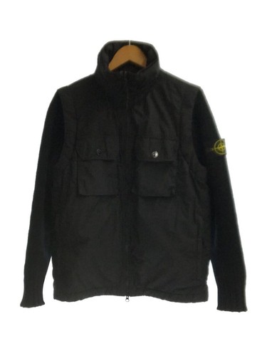 Giacca imbottita STONE ISLAND cropped nera S usata