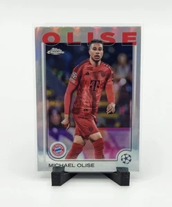 2024-25 Topps Cromo UEFA Michael Olise #81 Refractor FC Bayern Munchen - Imagen 1 de 2