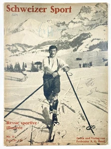Schweizer Sport. Revue sportive illustree Schweiz Wintersport Ski 1922 - Imagen 1 de 1