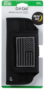 Nite Ize Clip Case Horizontal Universal Phone Holster, XXL - USA Patch - Picture 1 of 3
