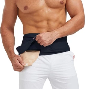 Cinturón de ostomía, mediano (talla de cintura: 33'-43''), NEGRO - Imagen 1 de 6