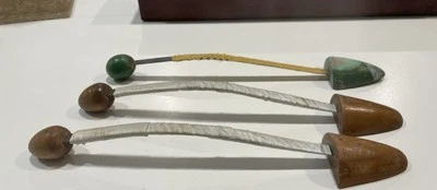 Lote de 3 juegos de camillas modeladoras de zapatos de metal y madera vintage para mujer y hombre MCM Foto 1 de 2