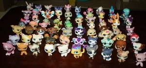 Lote de 70 Littlest Pet Shop LPS Auténticos Perros Gatos Tortugas Conejos Etc #2 - Imagen 1 de 9
