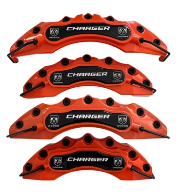 4 PCS Brake Caliper Covers for Dodge Charger SE R/T SRT8 2006–2010 Models - Image 1 of 3