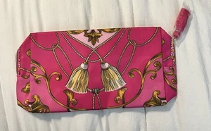 Estee Lauder Kosmetiktasche Kosmetiktasche Beutel Hot Pink mit Quaste Neu - Bild 1 von 5
