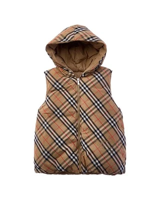 Chaleco reversible Burberry beige 12A Foto 1 de 3