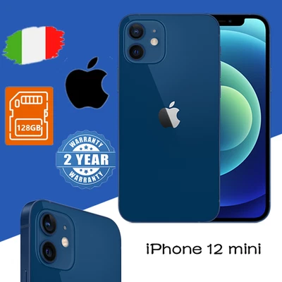 NUOVO Apple iPhone 12 mini - 128GB - Blu (Sbloccato) ✔️Garanzia 24 MESI - Immagine 1 di 4