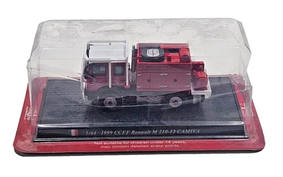 Del Prado Fire Engines of the World 1999 CCFF Renault M 210-12 Camiva 1:64 Model - Image 1 of 4