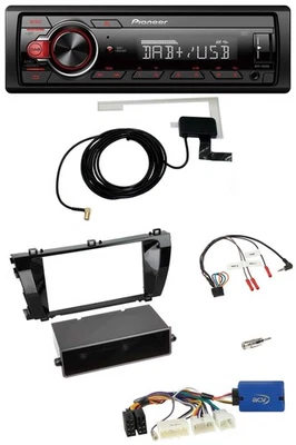 Pioneer 1DIN MP3 DAB USB Lenkrad Autoradio für Toyota Corolla E170 2014-2017 sch - Bild 1 von 4