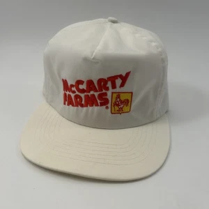 Otto Cap Vintage Strapback McCarty Farms Geflügel Huhn Mütze weiß - Bild 1 von 6