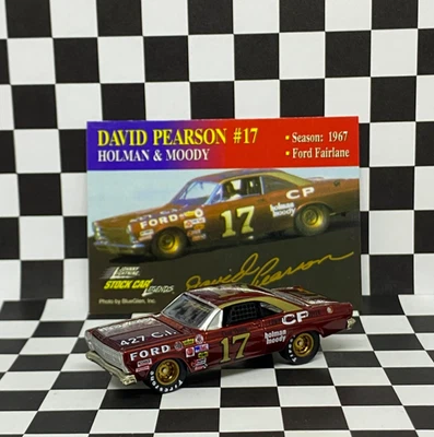*LOOSE* NASCAR Johnny Lightning 1967 David Pearson Holman & Moody Fairlane 1/64 - Image 1 of 4