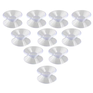 Confezione da 10 ventose double face 30 mm per appendere e fissare - Foto 1 di 12