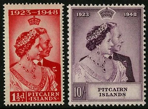 Pitcairn Islands   1948   Scott # 11-12    Mint Lightly Hinged Set - Picture 1 of 1
