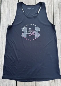 Under Armour Girls’ Tech Big Logo Tank Top-Black-Size YL 0042 - Picture 1 of 6