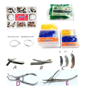 TOR VM Dental Matrix Sectional Contoured Matrices Bands Delta Ring Wedges Plier - Picture 1 of 37