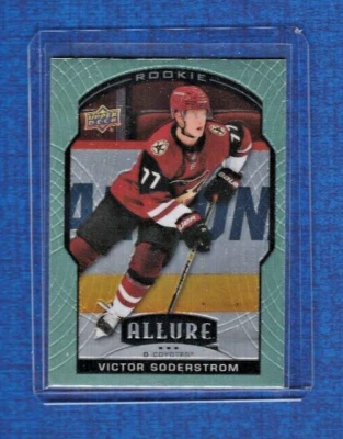 2020-21 Upper Deck Allure Hockey STEEL Rookie Card # 90 Victor Soderstrom - Image 1 of 2