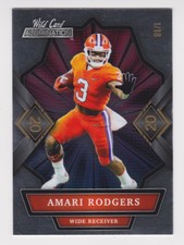 2021 Wild Card Alumination 20 Stripe RC 1/18 Amari Rodgers ABC-45 Clemson Tigers