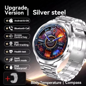 Montre Connectée NDavid AMOLED pour Homme et Femme, Appel Bluetooth, Gris, 2024 - Photo 1/24