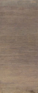 Elegant Handcrafted Gabbeh Solid Brown Wool Runner Rug - Limited Edition" 3x10 - Picture 1 of 16