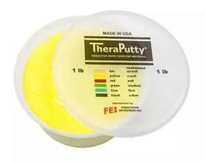 Cando Theraputty Standard Hand Exercise Putty - 1 lb - Yellow - X-soft - Picture 1 of 3