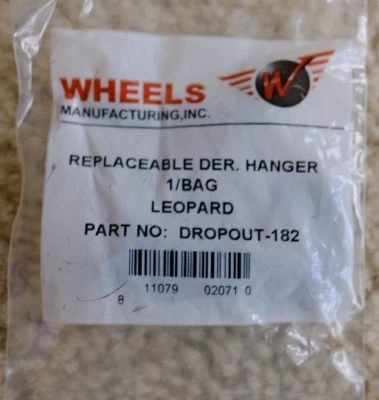 Ruedas Fabricación Leopard Dropout 182 Desviador trasero Suspensión Trigon TX601 Foto 1 de 4