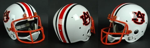 AUBURN TIGERS 1979-1983 Vintage Riddell TK Suspension Football Helmet Cover