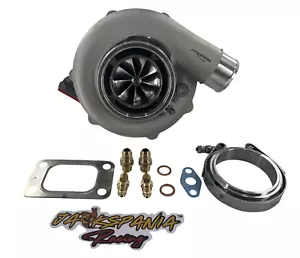 Turbocompresor turbocompresor de doble bola rueda de billete 6255G turbo HP clasificación 900 T4 .82 A/R - Imagen 1 de 9