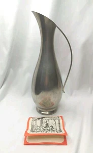 Zinnkrug MCM von KMD TIEL HOLLAND Griff Papiere 12 Zoll hoch Vintage - Bild 1 von 18