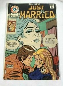 VINTAGE CHARLTON COMICS JUST MARRIED SEPT #107 1975 GREAT ADS - Imagen 1 de 5