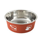 Pet Dish Bowl Eco-friendly Non-slip 4 Sizes Dog Cat Feeding Bowl Stainless Steel