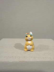 Hallmark 1994 Merry Miniatures Thanksgiving Indian Bunny Figurine - 1" - Picture 1 of 8