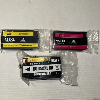Cartucho de tinta 3PK 950XL 951XL para impresora HP Officejet Pro 8600 276dw 251dw Foto 1 de 3