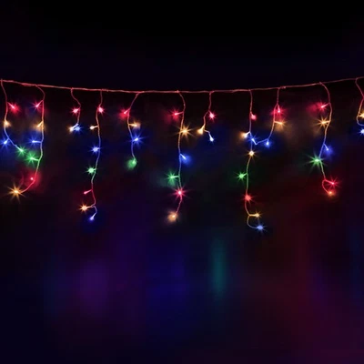 Jingle Jollys Solar Christmas Lights 12.5M 500 LED Icicle Light Decorations - image 1 of 4