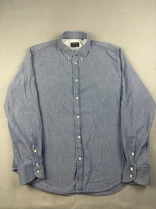 Rag And Bone Shirt Men’s Size Extra Large Blue Chambray Button Up Cotton Fit 2 - Picture 1 of 9